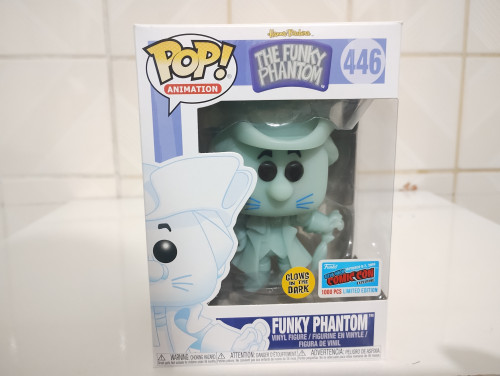 Funko Pop Funky Phantom #446 (comic Con Ny 1000 Pcs) Glow Animation Hanna-Barbera #1 - Produto Original