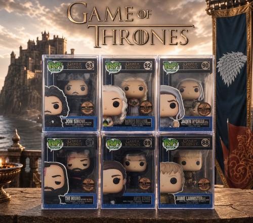 Funko Pop Game Of Thrones Digital Nft Set Completo 6/6 #92 - Produto Original