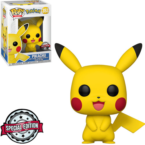 Funko Pop Games Pokémon Pikachu 353 Exclusive Colecionável Boneco Pokemon #353 - Produto Original