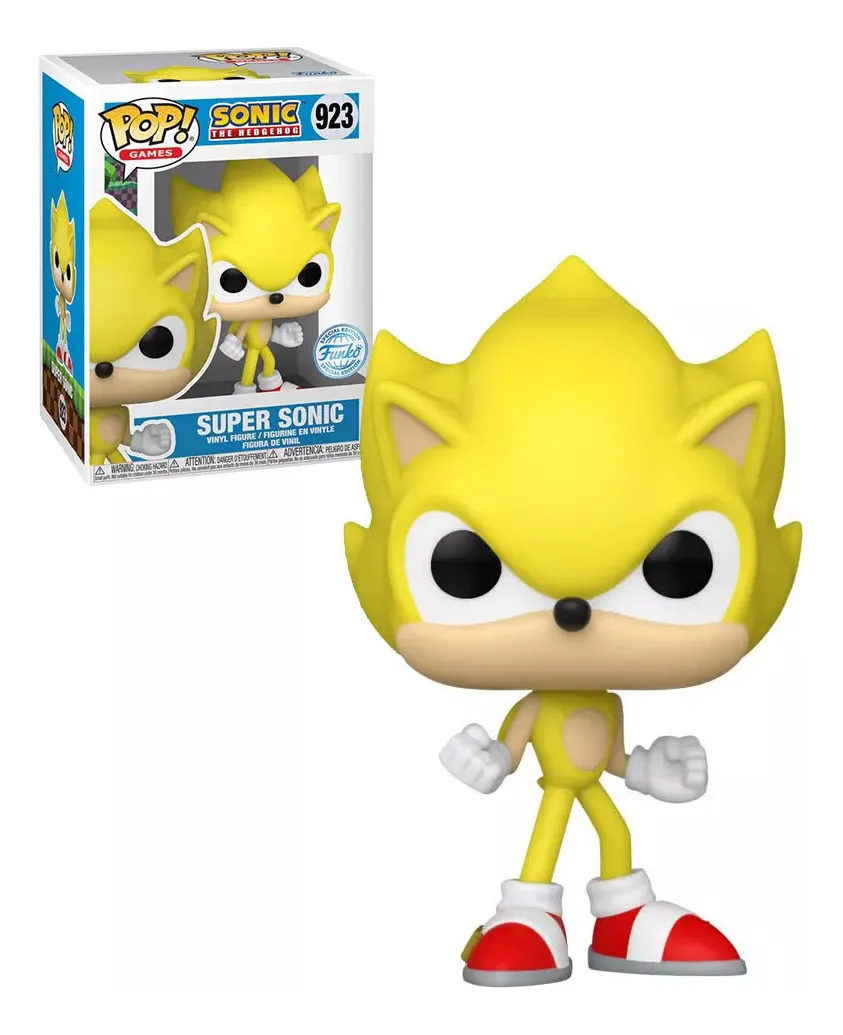 Funko Pop Games Sonic The Hedgehog - Super Sonic 923-Games Sonic The Hedgehog-923