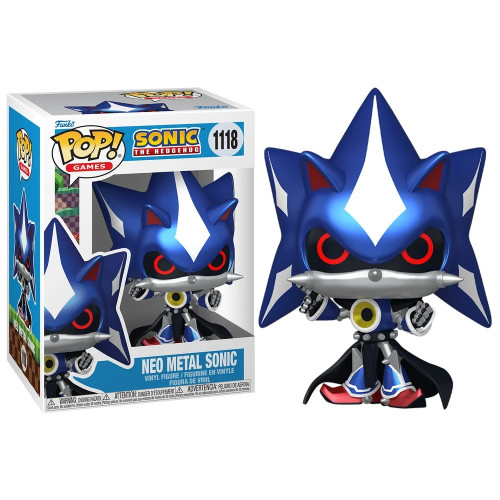 Funko Pop Games Sonic The Hedgehog Neo Metal Sonic 1118-Sonic The Hedgehog-1118
