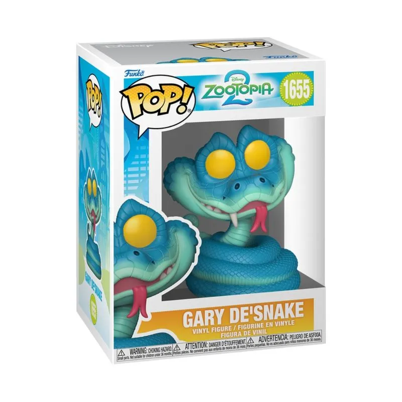Funko Pop Gary De Snake Disney Zootopia 2 #1655 - Produto Original