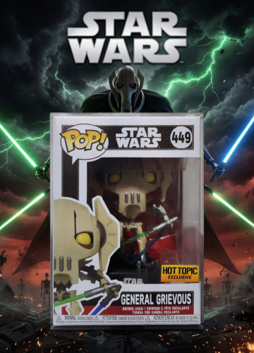 General Grievous Hot Topic Star Wars Vaulted ### #449 - Produto Original