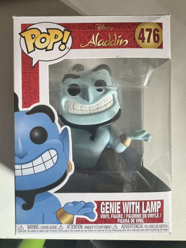 Funko Pop Genio with Lamp Disney Alladin #476 - Produto Original