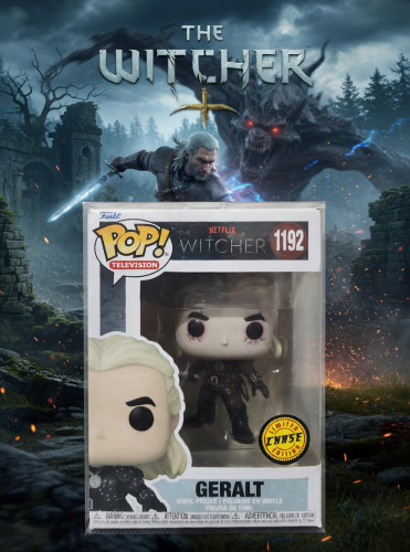 Funko Pop Geralt Chase The Witcher #1192 - Produto Original