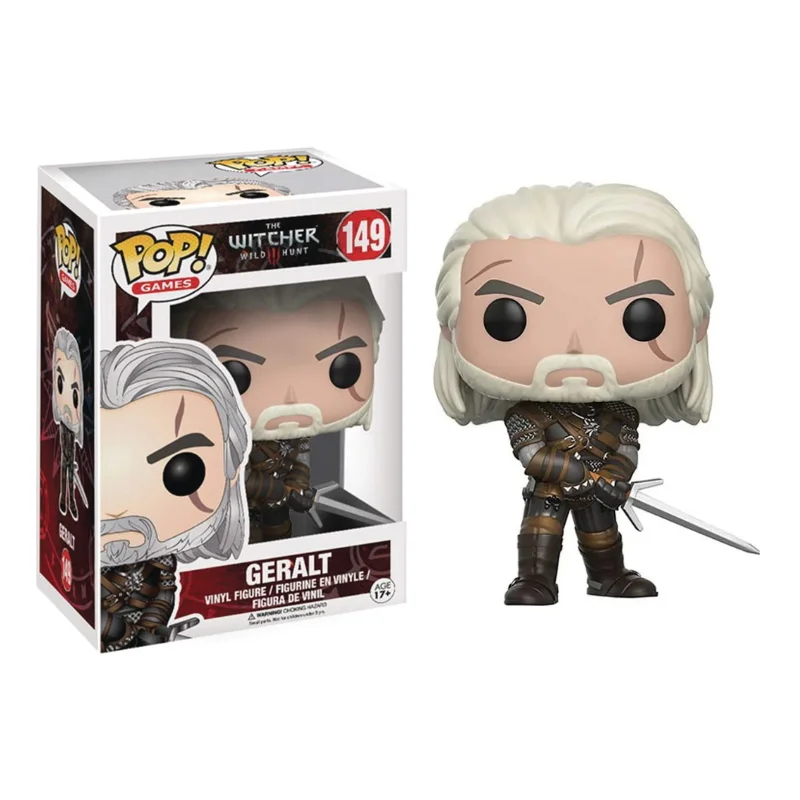 Funko Pop Geralt The Witcher 3: Wild Hunt #149 - Produto Original