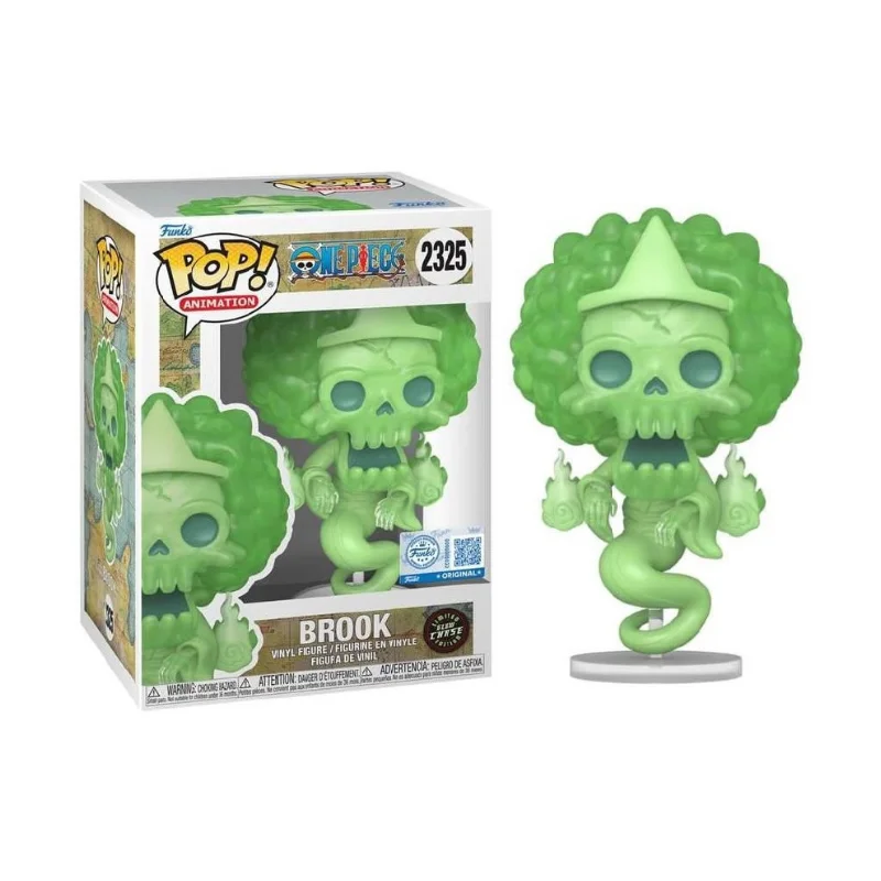 Funko Pop Ghost Brook Exclusive One Piece Selo Chalice Collectibles Exclusive Glow Chase One Piece #2325 - Produto Original