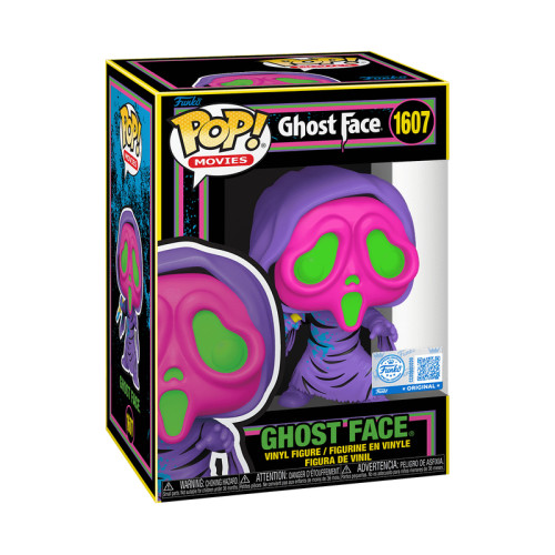 Funko Pop Ghost Face Ghost Face 1607 Black Light - Ghost Face - #1607