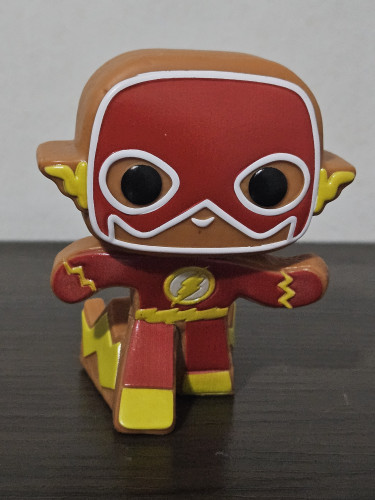 Funko Pop Gingerbread The Flash 447 Sem Caixa Holiday-DC Super Heroes-447