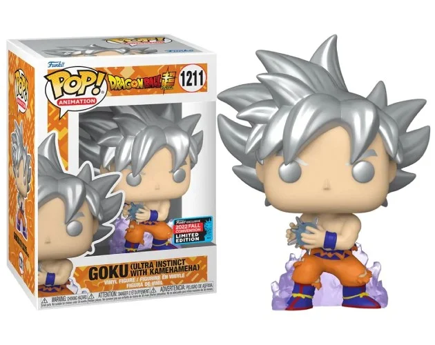 Funko Pop Goku (Ultra Instinct with Kamehameha) - Dragonball Super - #1211