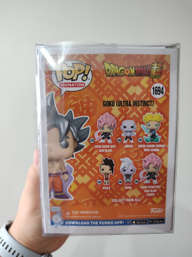 Funko Pop Goku Instinto Superior Glow Hot Topic Exclusivo  1694 - Dragon Ball Super - #1694