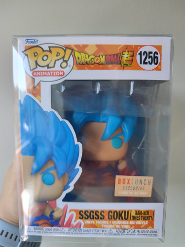 Funko Pop Goku Kaioken x20 Glow 1256 Dragon Ball Super #1256 - Produto Original