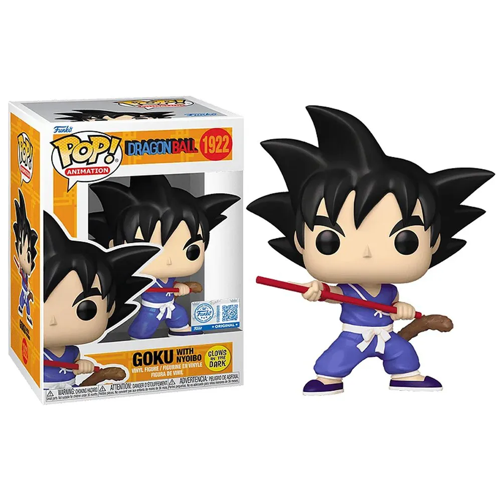 Funko Pop Goku with Nyoibo Glow in the dark Dragon Ball #1922 - Produto Original
