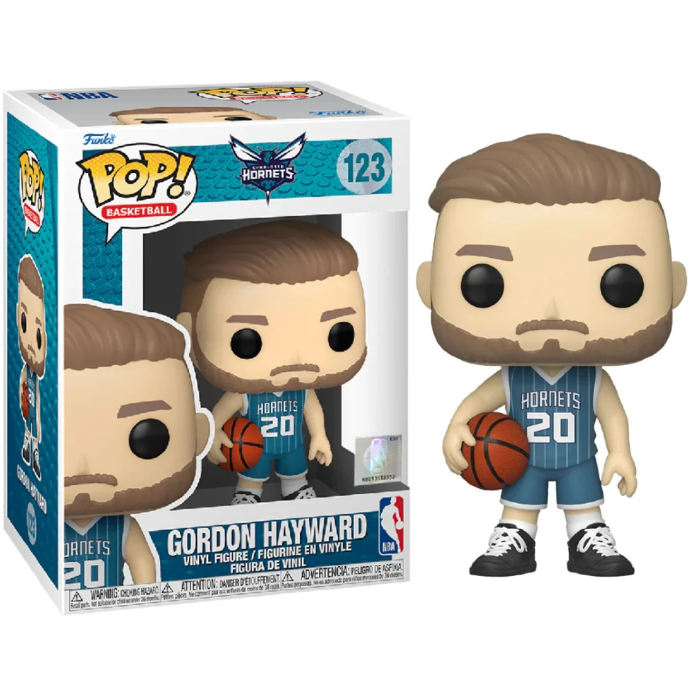 Funko Pop Gordon Hayward Charlotte Hornets #123 - Produto Original