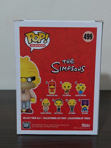 Funko Pop Grampa Simpson 499 The Simpsons - Os Simpsons - #499