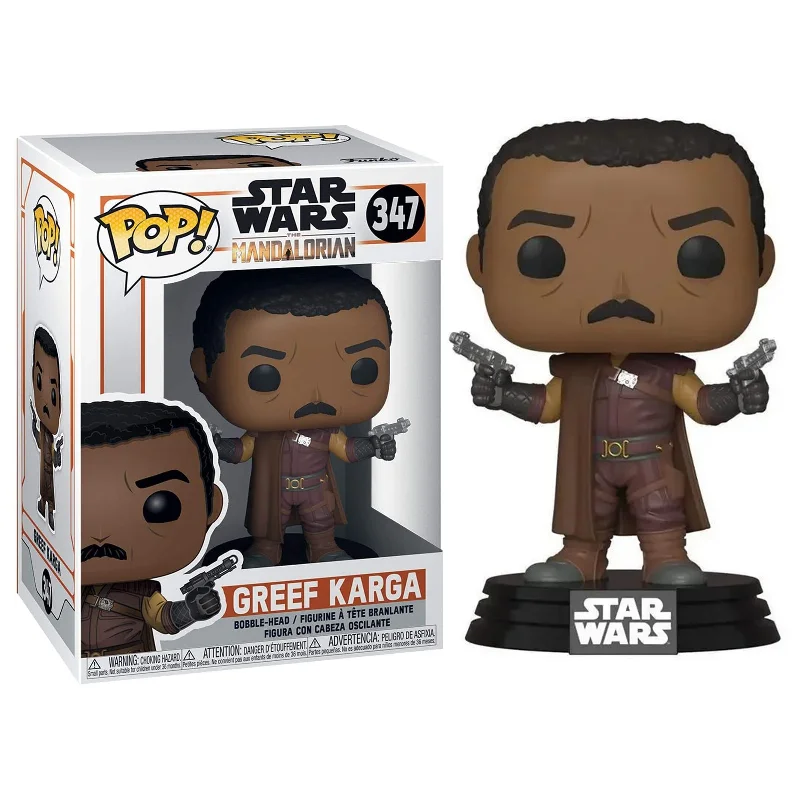 Funko Pop Greef Karga (detalhe na caixa)-Star Wars The Mandalorian-347