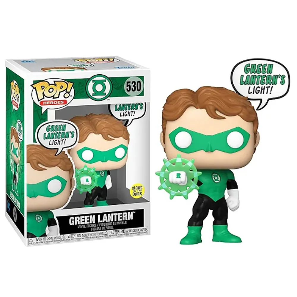 Funko Pop Green Lantern Lanterna Verde Glow in the dark 530 Green Lantern #530 - Produto Original