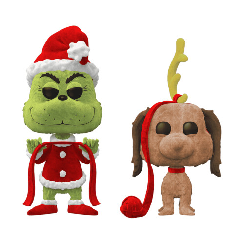 Funko Pop Grinch & Max Flocked 2pack Amazon Exclusivo - How The Grinch Stole Christmas! - #1