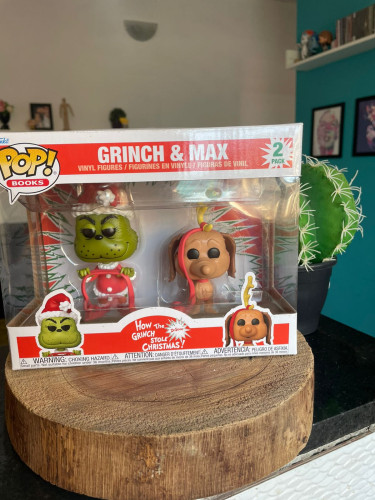 Funko Pop Grinch e Max Pack 2 How the Grinch Stole Christmas-O Grinch-2