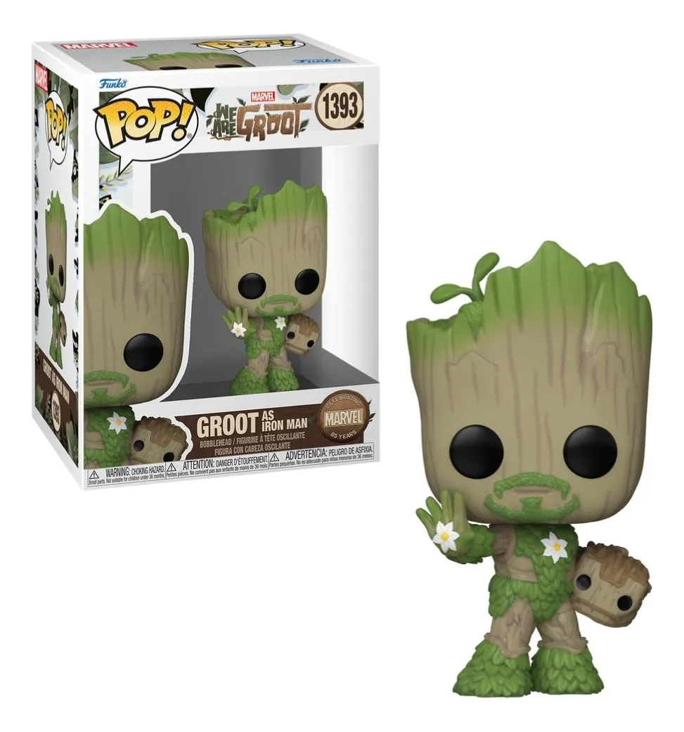 Funko Pop Groot As Iron Man-Marvel We Are Groot-1393