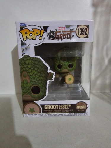 Funko Pop Groot As Captain America...-Marvel We Are Groot-1392