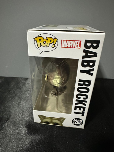 Action Figures Funko Pop Guardioes Da Galaxia Bacy Rocket 1208 - Guardiões Da Galáxia - #