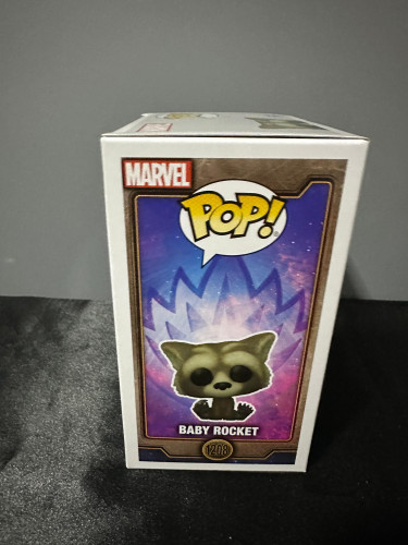 Action Figures Funko Pop Guardioes Da Galaxia Bacy Rocket 1208 - Guardiões Da Galáxia - #