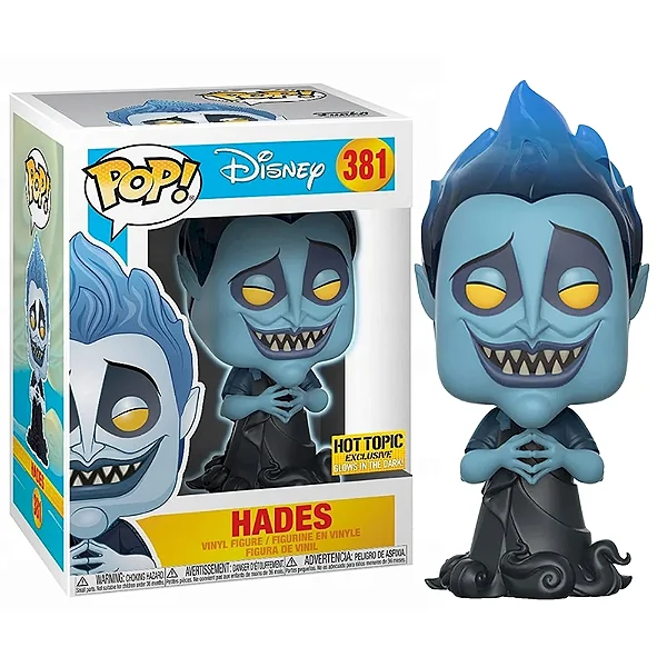 Funko Pop Hades Glow in the Dark Hot Topic Exclusive Disney Hercules #381 - Produto Original