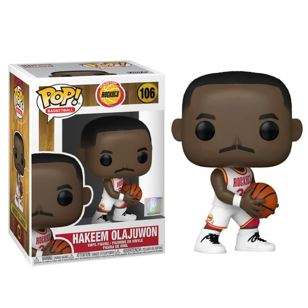 Funko Pop Hakeem Olajuwon Basketball NBA Houston Rockets #106 - Produto Original