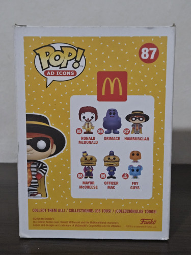 Funko Pop Hamburglar 87 Ad Icons Mcdonald's - MACDONALD - #87