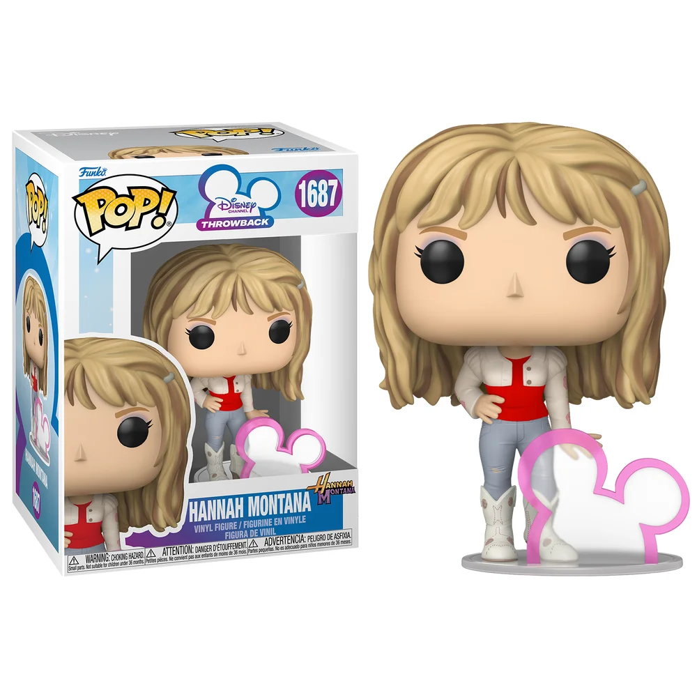 Funko Pop Hannah Montana ( Miley Cyrus ) Disney Channel Throwback #1687 - Produto Original