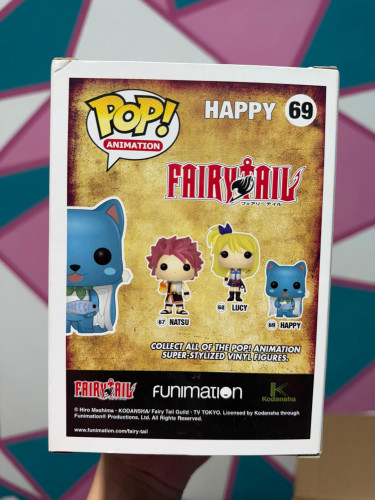 Funko Pop Happy Flocked Fairy Tail - Fairy Tail - #69