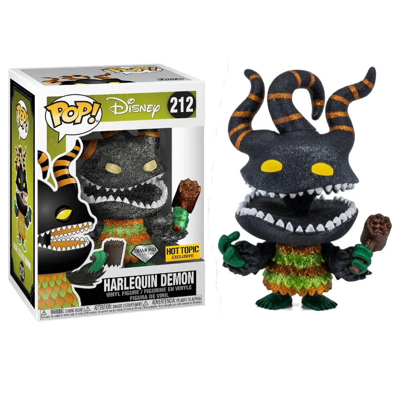 Funko Pop Harlequinn Demon Diamond Hot Topic Disney The Nightmare Before Christmas #212 - Produto Original