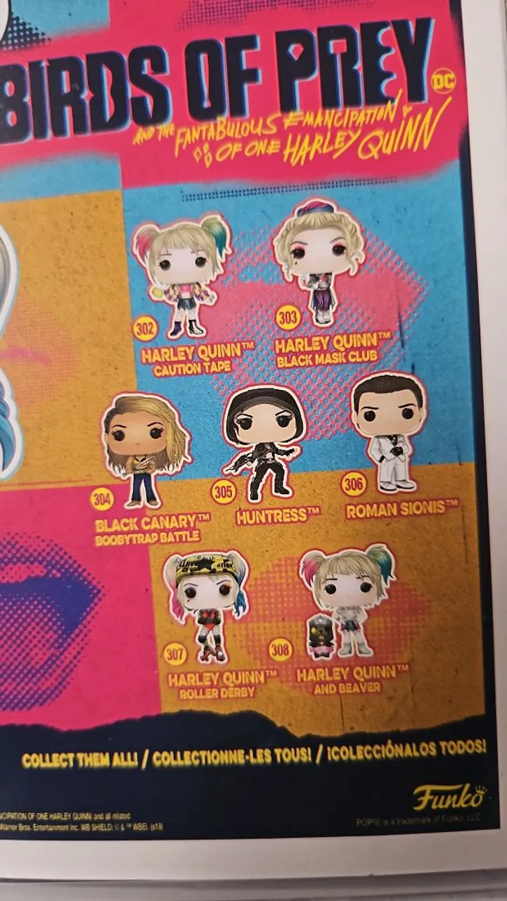 Funko Pop Harley Quinn # 307 ( Aves De Rapina: Harley Com Patins) - DC - #307