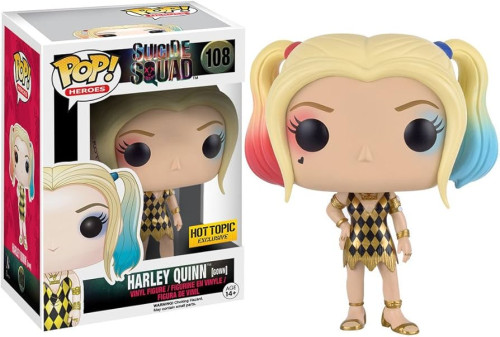 Funko Pop Harley Quinn (Gown) Hot Topic Exclusivo Suicide Squad #108 - Produto Original