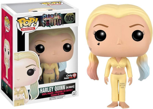 Funko Pop Harley Quinn (Hq Inmate) Gamestop Exclusivo Suicide Squad #105 - Produto Original