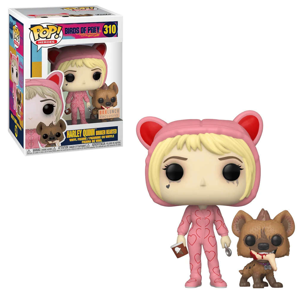 Funko Pop Harley Quinn Broken Hearted Boxlunch Exclusivo DC Birds Of Prey #310 - Produto Original