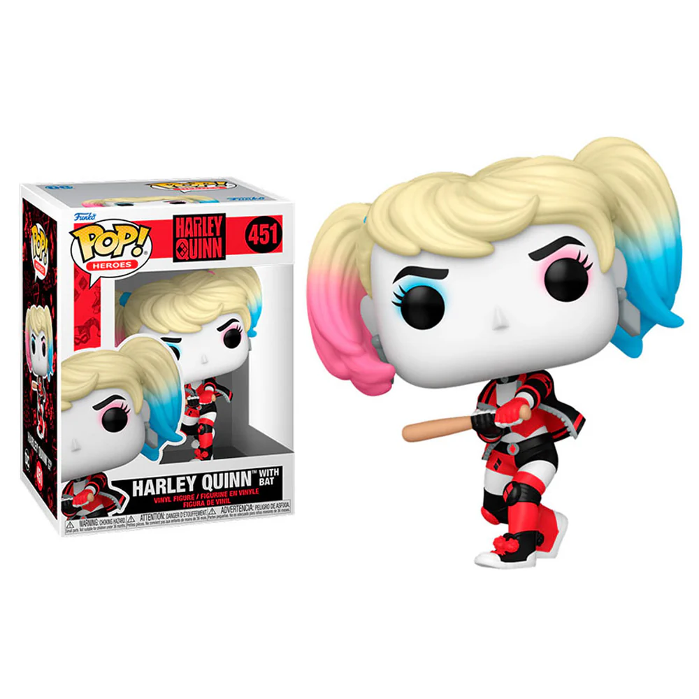 Funko Pop Harley Quinn with Bat-Harley Quinn-451