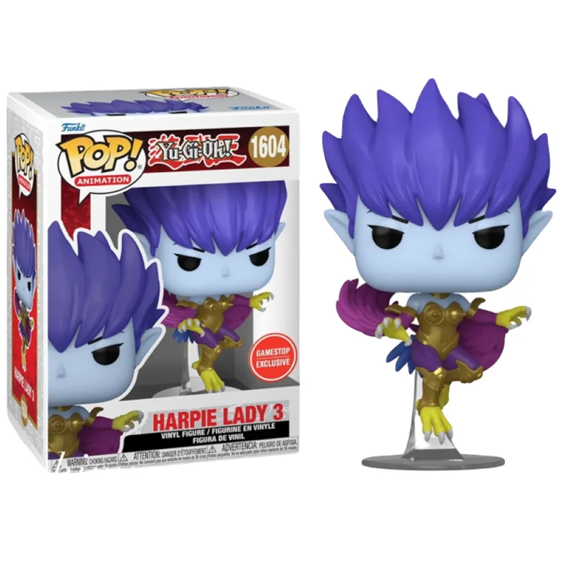 Funko Pop Harpie Lady 3 Gamestop Yu-Gi-Oh! #1604 - Produto Original