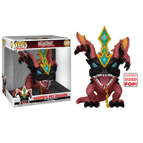 Funko Pop Harpie's Pet Dragon 10" Jumbo Sized Yu-Gi-Oh! #1415 - Produto Original