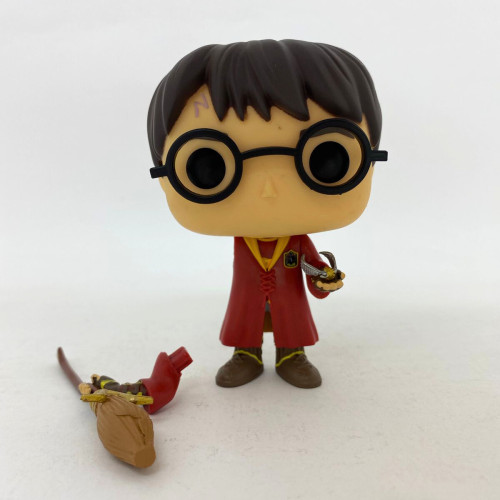 Funko Pop Harry Potter #08 Com Pomo De Ouro Vassoura Quadribol - FUNKO POP - #08