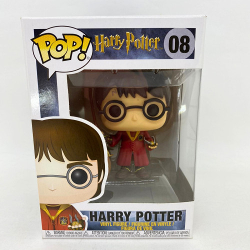 Funko Pop Harry Potter #08 Com Pomo De Ouro Vassoura Quadribol - FUNKO POP - #08