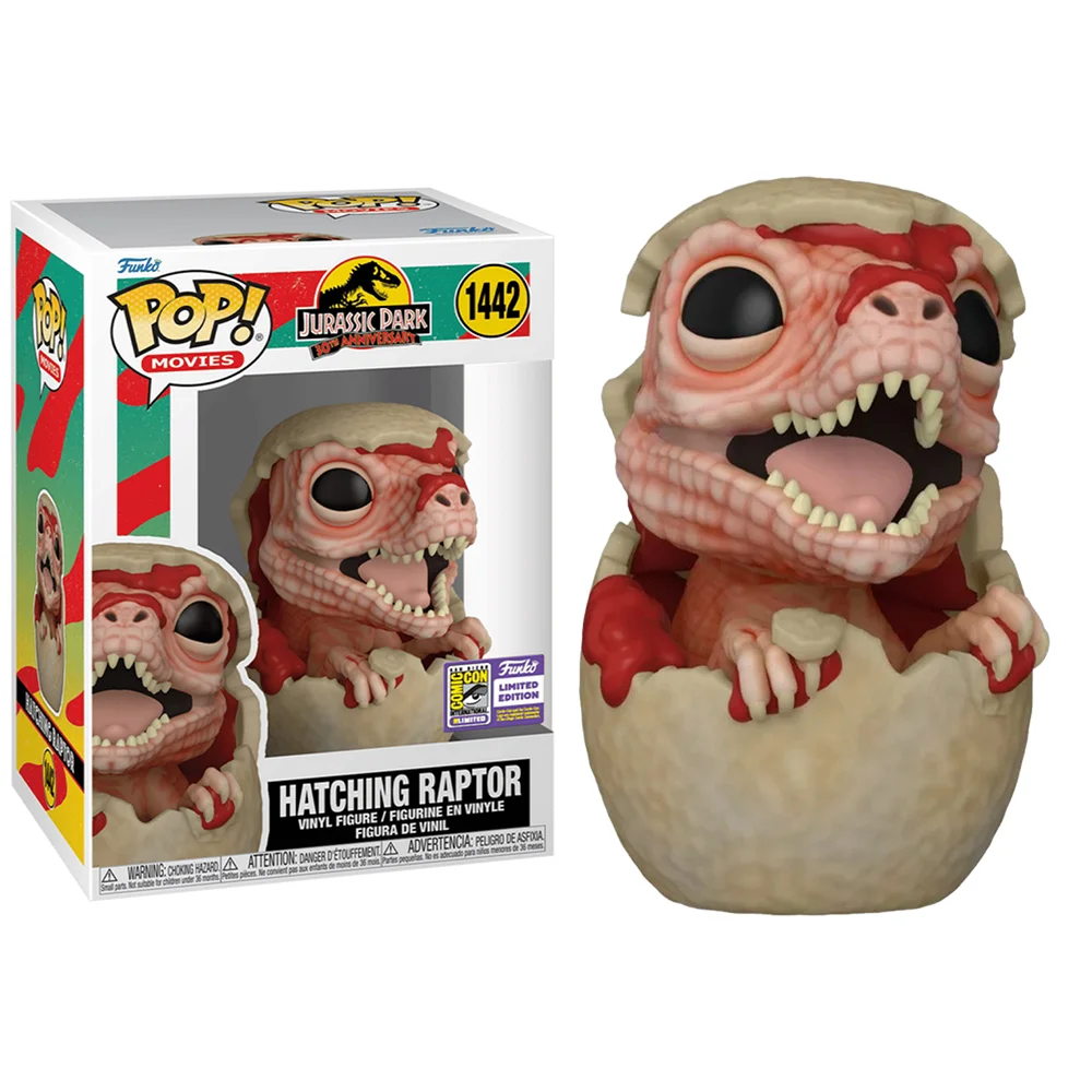 Funko Pop Hatching Raptor 2023 San Diego Comic Con Limited Edition-Jurassic Park-1442