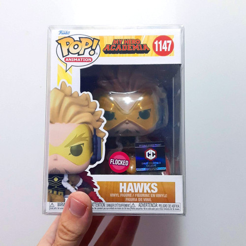 Funko Pop Hawks Flocked Selo Chalice Collectibles Exclusive  Boku No Hero Academia My Hero Academia #1147 - Produto Original