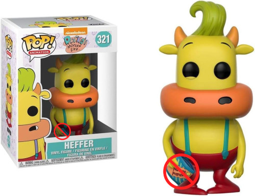 Funko Pop Hefer 321 - Sem Caixa - Heffer Rocko's Modern Life Nickelodeon Rocko's Modern Life #321 - Produto Original