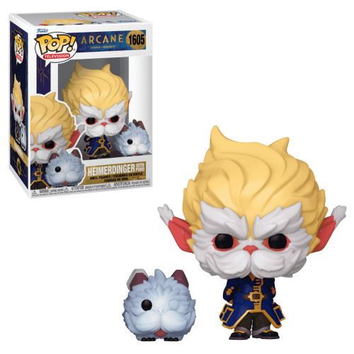 Funko Pop Heimerdinger with Poro-Arcane: League Of Legends-1605