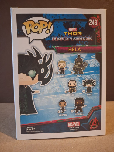 Funko Pop Hela - Vaulted - Usado - Marvel Thor Ragnarok - #243