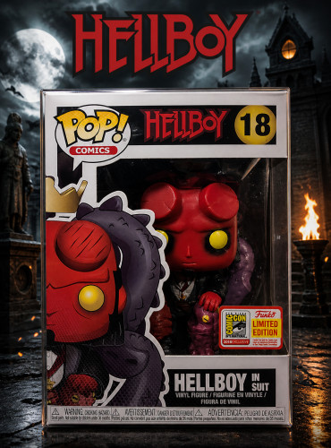 Funko Pop Hellboy In Suit Sdcc 2018-Hellboy-18