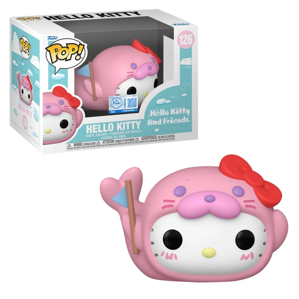 Funko Pop Hello Kitty Foca Exclusivo Hello Kitty And Friends #126 - Produto Original
