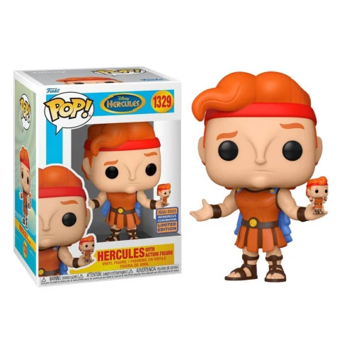 Funko Pop Hercules With Action Figure Wondrous Convention Exclusive - Disney Hercules  #1329